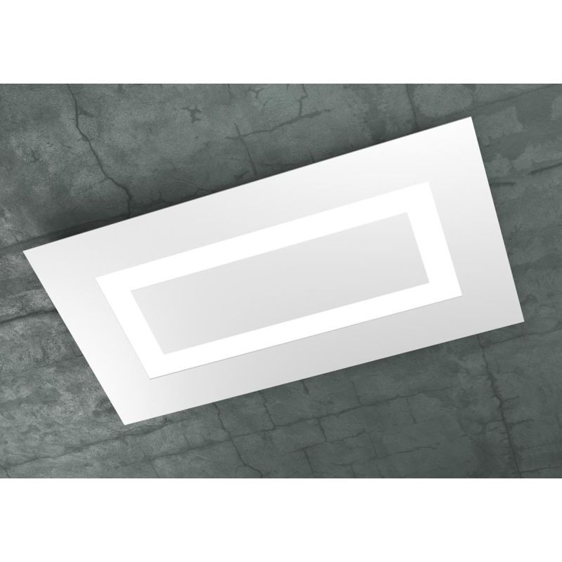 CARPET PLAFONIERA IN 3 COLORI RETTANGOLARE MEDIA A LED 80W LAMPADINE SOSTITUIBILI Top Light Illuminazione - Cristalensi Shop Onl