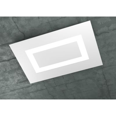 CARPET PLAFONIERA RETTANGOLARE PICCOLA A LED 60W SOSTITUIBILI IN 3 COLORI Top Light Illuminazione - Cristalensi Shop Online