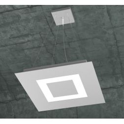 CARPET SOSPENSIONE IN TRE COLORI LATO 39 CM A LED 40W LAMPADINE SOSTITUIBILI Top Light Illuminazione - Cristalensi Shop Online