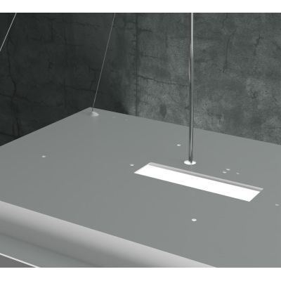 CARPET SOSPENSIONE IN TRE COLORI LATO 48 CM A LED 74W LAMPADINE SOSTITUIBILI Top Light Illuminazione - Cristalensi Shop Online