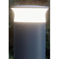 KEP PALO DA ESTERNO IN 2 MISURE LED 9W LUCE 3000K-4000K IP65 IN ALLUMINIO ANTRACITE O CAFFE Sovil - Cristalensi Shop Online 2