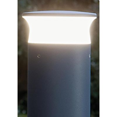 KEP PALO DA ESTERNO IN 2 MISURE LED 9W LUCE 3000K-4000K IP65 IN ALLUMINIO ANTRACITE O CAFFE Sovil - Cristalensi Shop Online