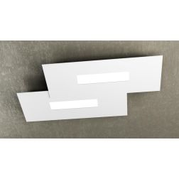 WALLY PLAFONIERA D.52 IN METALLO VERNICIATO 7 COLORI A LED 2X10W LAMPADINE SOSTITUIBILI Top Light Illuminazione - Cristalensi Sh 2