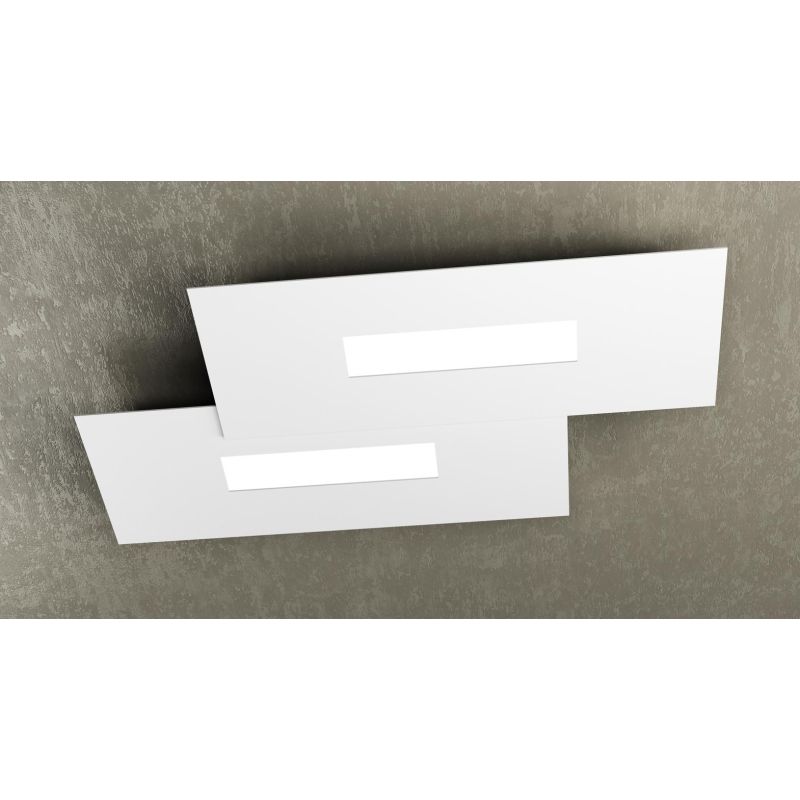 WALLY PLAFONIERA D.52 IN METALLO VERNICIATO 7 COLORI A LED 2X10W LAMPADINE SOSTITUIBILI Top Light Illuminazione - Cristalensi Sh