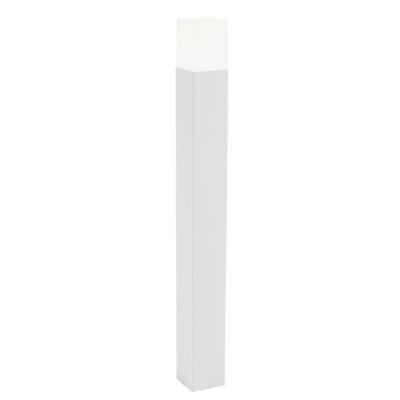 KUBE LED 7W INTEGRATO PALO IN ALLUMINIO H80 CM IP54 IN DUE COLORI BIANCO E ALLUMINIO Sovil - Cristalensi Shop Online