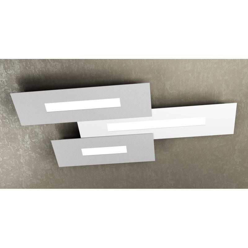 WALLY PLAFONIERA IN METALLO VERNICIATO 7 COLORI A LED 10W-15W-20W SOSTITUIBILI Top Light Illuminazione - Cristalensi Shop Online