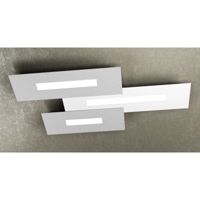 WALLY PLAFONIERA IN METALLO VERNICIATO 7 COLORI A LED 10W-15W-20W SOSTITUIBILI Top Light Illuminazione - Cristalensi Shop Online