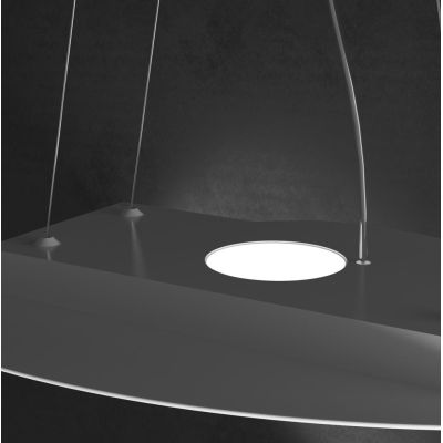 SHAPE SOSPENSIONE 5e2 LUCI IN METALLO BIANCO GRIGIO O SABBIA MODERNA LAMPADINE ATTACCO GX53 Top Light Illuminazione - Cristalens