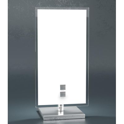 UPGRADE DI TOP LIGHT LUMETTO IN METALLO CROMO E VETRO BIANCO CON LAMPADINA ATTACCO G9 Top Light Illuminazione - Cristalensi Shop