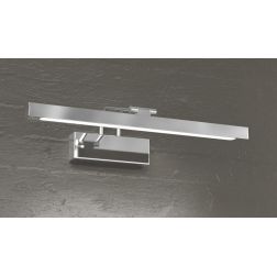 FLEXA LAMPADA DA SPECCHIO MODERNA ORIENTABILE CROMO O NICHEL LED 8W LUCE 3000K O 4000K TOP LIGHT Top Light Illuminazione - Crist 2