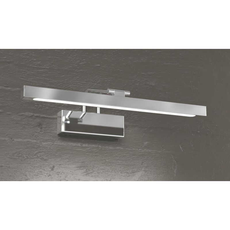 FLEXA LAMPADA DA SPECCHIO MODERNA ORIENTABILE CROMO O NICHEL LED 8W LUCE 3000K O 4000K TOP LIGHT Top Light Illuminazione - Crist