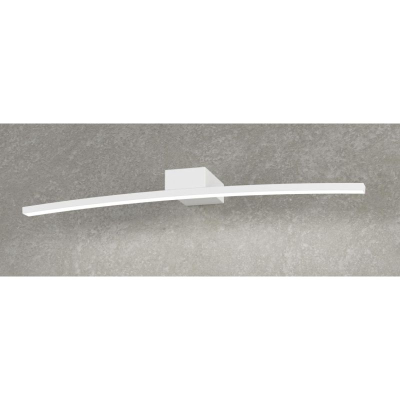 CURVED LAMPADA DA SPECCHIO 50 CM BIANCA O CROMO LED 6W LUCE 3000K O 4000K MODERNA DI TOP LIGHT Top Light Illuminazione - Cristal