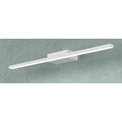 LINE LAMPADA DA SPECCHIO MODERNA BIANCA O CROMO LED 6W LUCE 3000K O 4000K TOP LIGHT Top Light Illuminazione - Cristalensi Shop O 2