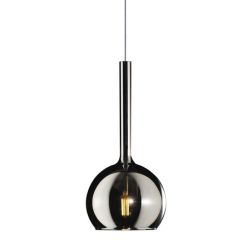 FUTURE SOSPENSIONE SINGOLA IN METALLO FINITURA OTTONE CON SFERA 15CM IN VETRO 5 FINITURE COLORE Top Light Illuminazione - Crista 2