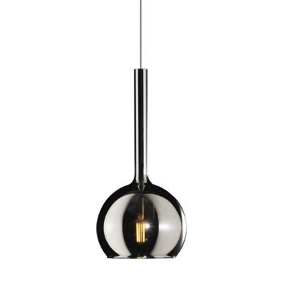 FUTURE SOSPENSIONE SINGOLA IN METALLO FINITURA OTTONE CON SFERA 15CM IN VETRO 5 FINITURE COLORE Top Light Illuminazione - Crista