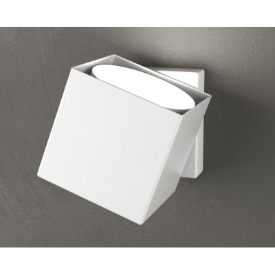 ROTATION PICCOLA APPLIQUE CON DIFFUSORE ORIENTABILE IN METALLO 4 COLORI LAMPADINA GX53 Top Light Illuminazione - Cristalensi Sho