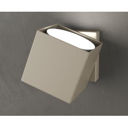 ROTATION PICCOLA APPLIQUE CON DIFFUSORE ORIENTABILE IN METALLO 4 COLORI LAMPADINA GX53 Top Light Illuminazione - Cristalensi Sho 2