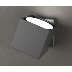 ROTATION PICCOLA APPLIQUE CON DIFFUSORE ORIENTABILE IN METALLO 4 COLORI LAMPADINA GX53 Top Light Illuminazione - Cristalensi Sho