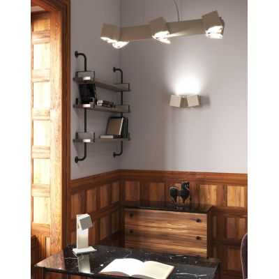 ROTATION APPLIQUE CON 2 DIFFUSORI ORIENTABILI IN METALLO 4 COLORI LAMPADINA GX53 Top Light Illuminazione - Cristalensi Shop Onli