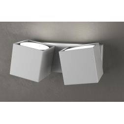 ROTATION APPLIQUE CON 2 DIFFUSORI ORIENTABILI IN METALLO 4 COLORI LAMPADINA GX53 Top Light Illuminazione - Cristalensi Shop Onli 2