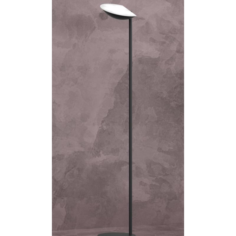 MOOD PIANTANA MODERNA CON PARABOLA GIREVOLE BIANCA GRIGIA O NERA 6 LAMPADINE ATTACCO GX53 Top Light Illuminazione - Cristalensi