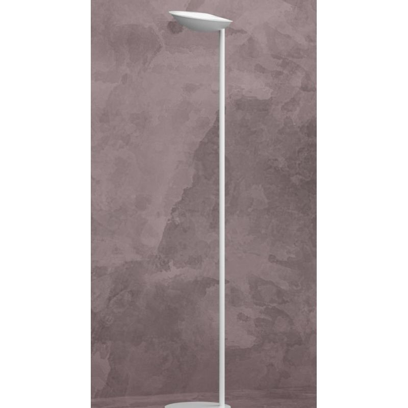 MOOD PIANTANA MODERNA CON PARABOLA GIREVOLE BIANCA GRIGIA O NERA 6 LAMPADINE ATTACCO GX53 Top Light Illuminazione - Cristalensi