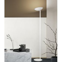 MOOD PIANTANA MODERNA CON PARABOLA GIREVOLE BIANCA GRIGIA O NERA 6 LAMPADINE ATTACCO GX53 Top Light Illuminazione - Cristalensi