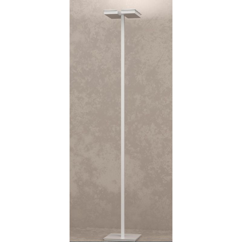 STYLE PIANTANA MODERNA 2 PARABOLE ORIENTABILI BIANCA,SABBIA,GRIGIA O NERA 6 LAMPADINE ATTACCO GX53 Top Light Illuminazione - Cri