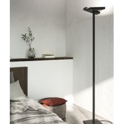 STYLE PIANTANA MODERNA 2 PARABOLE ORIENTABILI BIANCA,SABBIA,GRIGIA O NERA 6 LAMPADINE ATTACCO GX53 Top Light Illuminazione - Cri