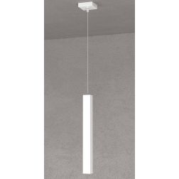 SQUARE TUBE SOSPENSIONE TUBOLARE 6 COLORI IN METALLO MODERNA LAMPADINA ATTACCO GU10 Top Light Illuminazione - Cristalensi Shop O 2