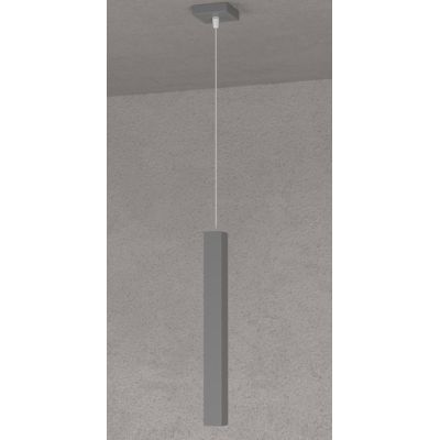 SQUARE TUBE SOSPENSIONE TUBOLARE 6 COLORI IN METALLO MODERNA LAMPADINA ATTACCO GU10 Top Light Illuminazione - Cristalensi Shop O