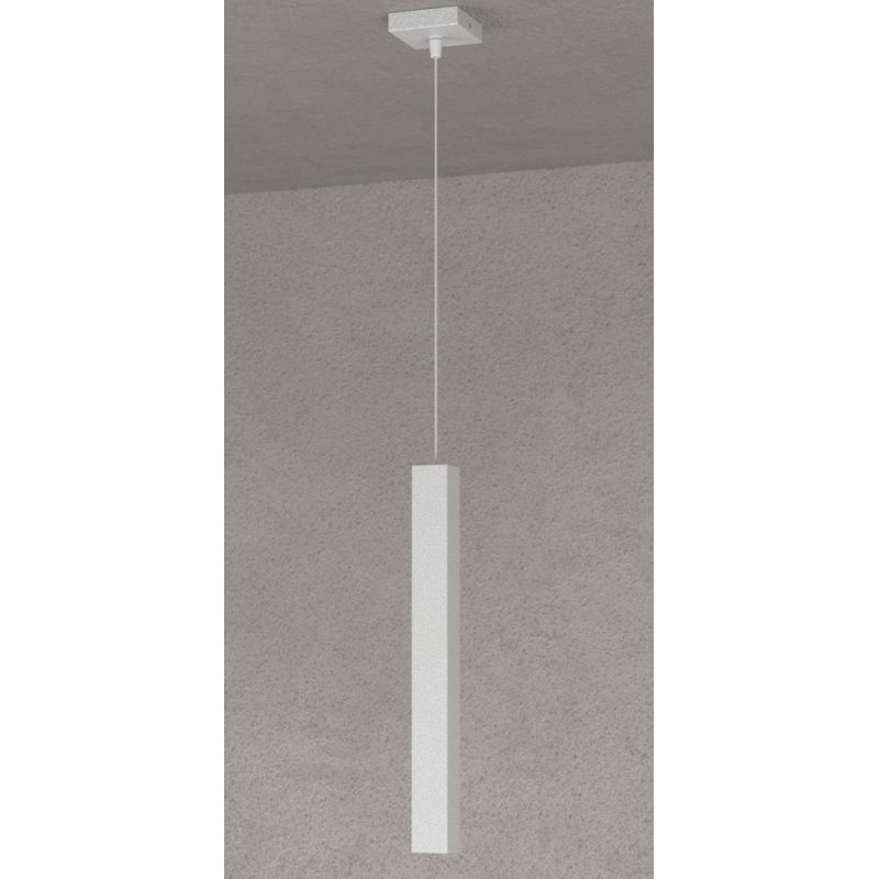 SQUARE TUBE SOSPENSIONE TUBOLARE 6 COLORI IN METALLO MODERNA LAMPADINA ATTACCO GU10 Top Light Illuminazione - Cristalensi Shop O