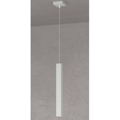 SQUARE TUBE SOSPENSIONE TUBOLARE 6 COLORI IN METALLO MODERNA LAMPADINA ATTACCO GU10 Top Light Illuminazione - Cristalensi Shop O