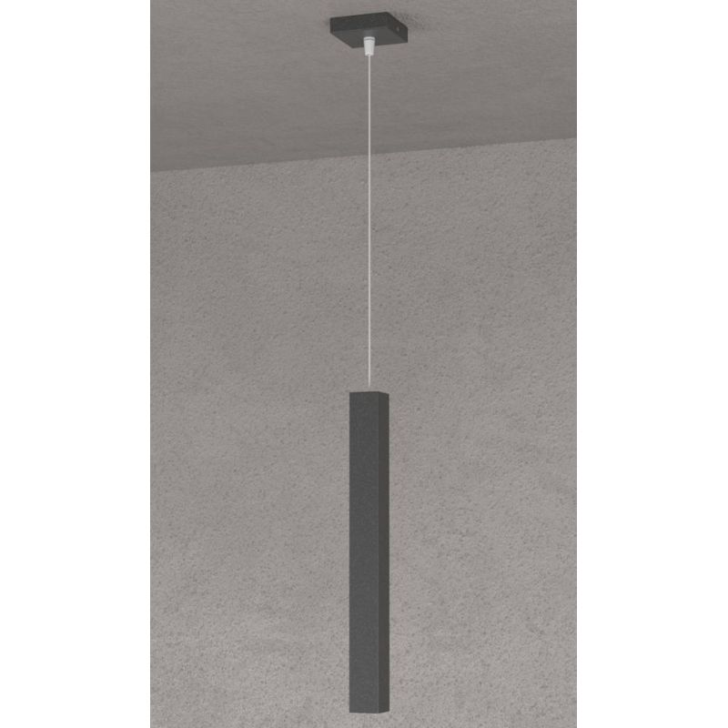 SQUARE TUBE SOSPENSIONE TUBOLARE 6 COLORI IN METALLO MODERNA LAMPADINA ATTACCO GU10 Top Light Illuminazione - Cristalensi Shop O