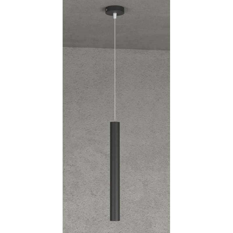 ROUND TUBE SOSPENSIONE TUBOLARE 6 COLORI IN METALLO MODERNA LAMPADINA ATTACCO GU10 Top Light Illuminazione - Cristalensi Shop On