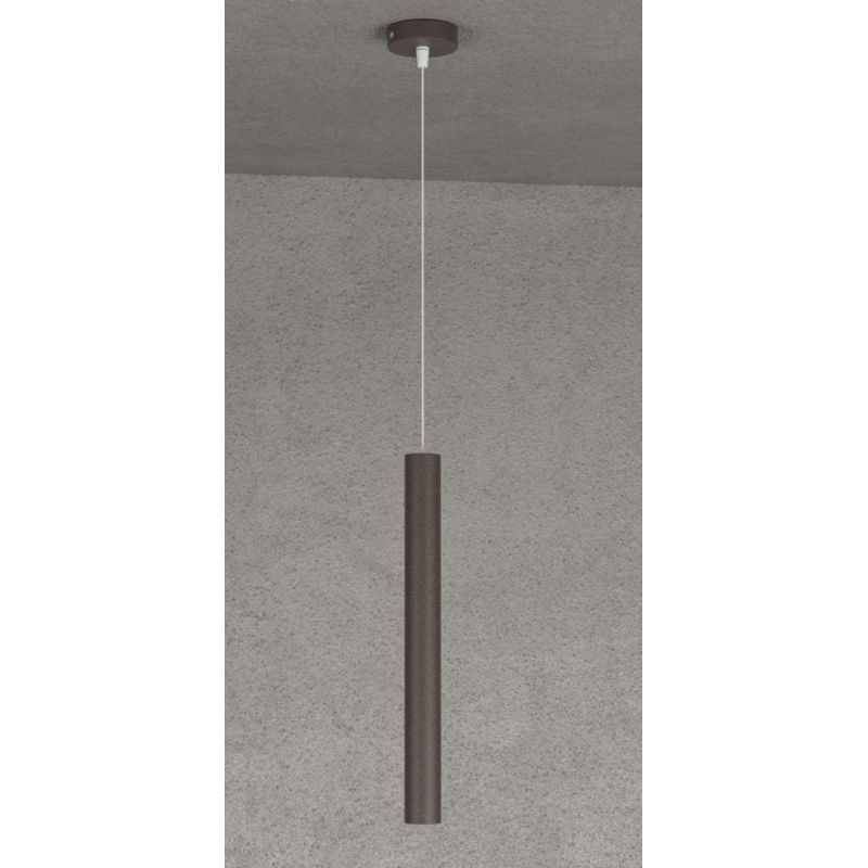 ROUND TUBE SOSPENSIONE TUBOLARE 6 COLORI IN METALLO MODERNA LAMPADINA ATTACCO GU10 Top Light Illuminazione - Cristalensi Shop On