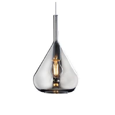 KONA APPLIQUE CON BASE IN METALLO CON DIFFUSORE A CONO PENDENTE IN VETRO IN 5 FINITURE COLORE Top Light Illuminazione - Cristale