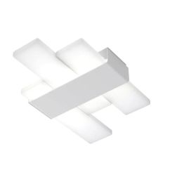 FLIGHT PLAFONIERA APPLIQUE MODERNA LARGHEZZA CM 36 LED 16W LUCE 3000-4000K Top Light Illuminazione - Cristalensi Shop Online