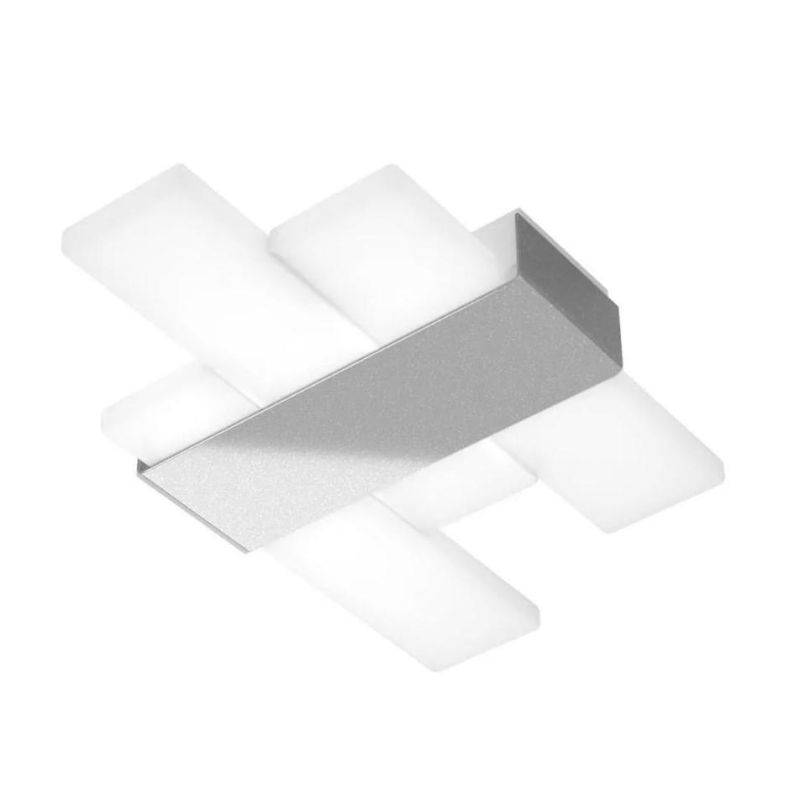 FLIGHT PLAFONIERA APPLIQUE MODERNA LARGHEZZA CM 36 LED 16W LUCE 3000-4000K Top Light Illuminazione - Cristalensi Shop Online