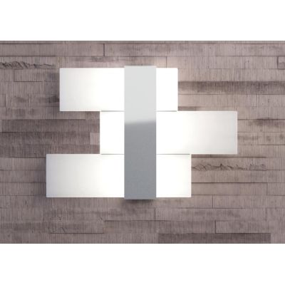 FLIGHT PLAFONIERA APPLIQUE MODERNA LARGHEZZA CM 70 LED 40W LUCE 3000-4000K 3 COLORI Top Light Illuminazione - Cristalensi Shop O