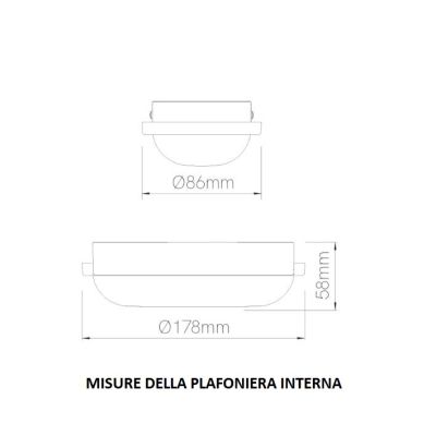 1080A LAMPADA DA PARETE IN TERRACOTTA PER ESTERNO IP65 LED 12W 3000K 1250 LUMEN CRISTALENSI CERAMICA - Cristalensi Shop Online