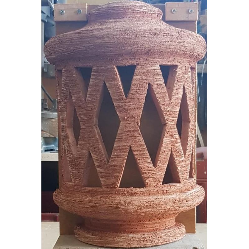 1007A LAMPADA DA PARETE IN TERRACOTTA IP65 ILLUMINAZIONE A LED 12W MADE IN ITALY CRISTALENSI CERAMICA - Cristalensi Shop Online