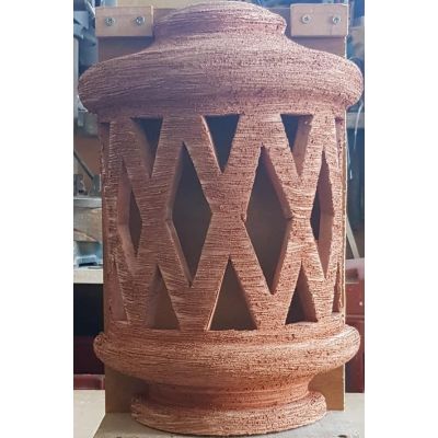 1007A LAMPADA DA PARETE IN TERRACOTTA IP65 ILLUMINAZIONE A LED 12W MADE IN ITALY CRISTALENSI CERAMICA - Cristalensi Shop Online