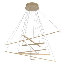 DNA SOSPENSIONE ULTRA MODERNA LED 50W LUCE 3000-4000K DIAMETRO CM 75 2 COLORI Top Light Illuminazione - Cristalensi Shop Online