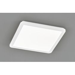 CAMILLUS PLAFONIERA QUADRATA 40X40 LED 22W IP44 DIMMERABILE MODERNA BIANCA O NERA RL - Cristalensi Shop Online 2