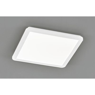 CAMILLUS PLAFONIERA QUADRATA 40X40 LED 22W IP44 DIMMERABILE MODERNA BIANCA O NERA RL - Cristalensi Shop Online