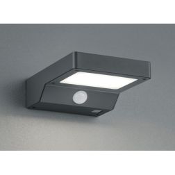 FOMOSA APPLIQUE DA ESTERNO IP44 AD ENERGIA SOLARE E CON SENSORE DI MOVIMENTO ANTRACITE LED 4,8W RL - Cristalensi Shop Online 2