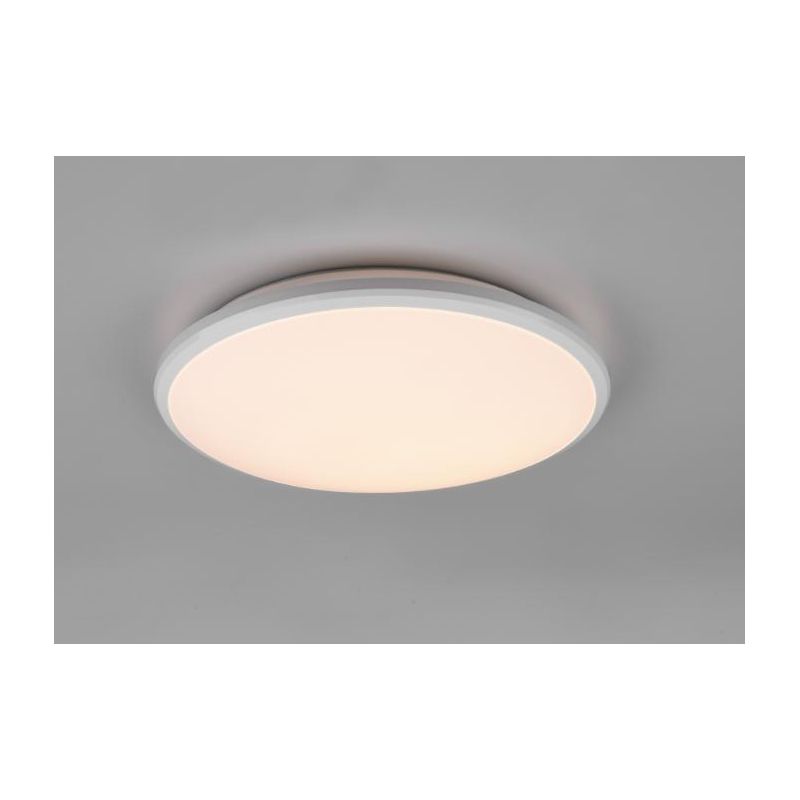 LIMBUS PLAFONIERA CON BORDO BIANCO, NERO O TITANIO LED 20,5W LUCE DIMMERABILE DIAMETRO CM 35 RL - Cristalensi Shop Online