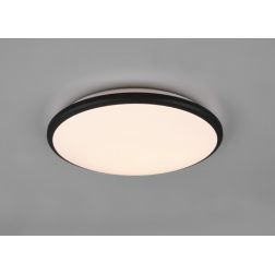 LIMBUS PLAFONIERA CON BORDO BIANCO, NERO O TITANIO LED 20,5W LUCE DIMMERABILE DIAMETRO CM 35 RL - Cristalensi Shop Online