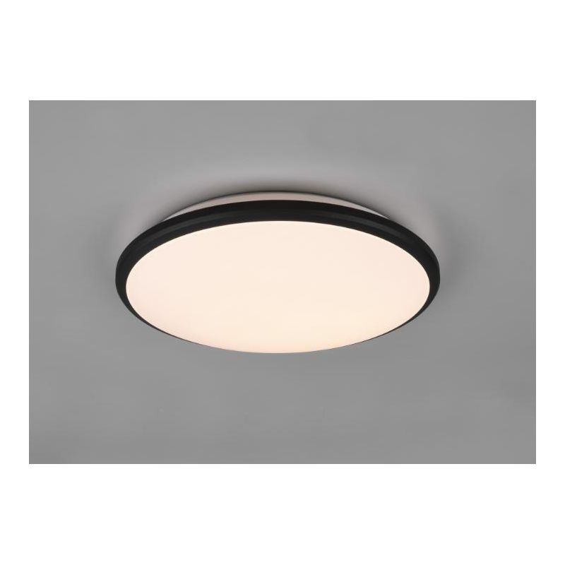 LIMBUS PLAFONIERA CON BORDO BIANCO, NERO O TITANIO LED 20,5W LUCE DIMMERABILE DIAMETRO CM 35 RL - Cristalensi Shop Online